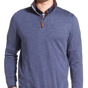 Ted Baker London Mandra Quarter Zip Pullover Size 7 US 3XL Long Sleeve Sweater